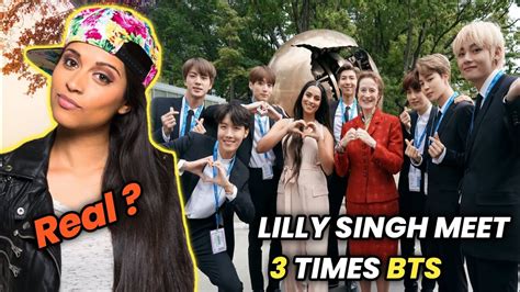 lilly singh bts
